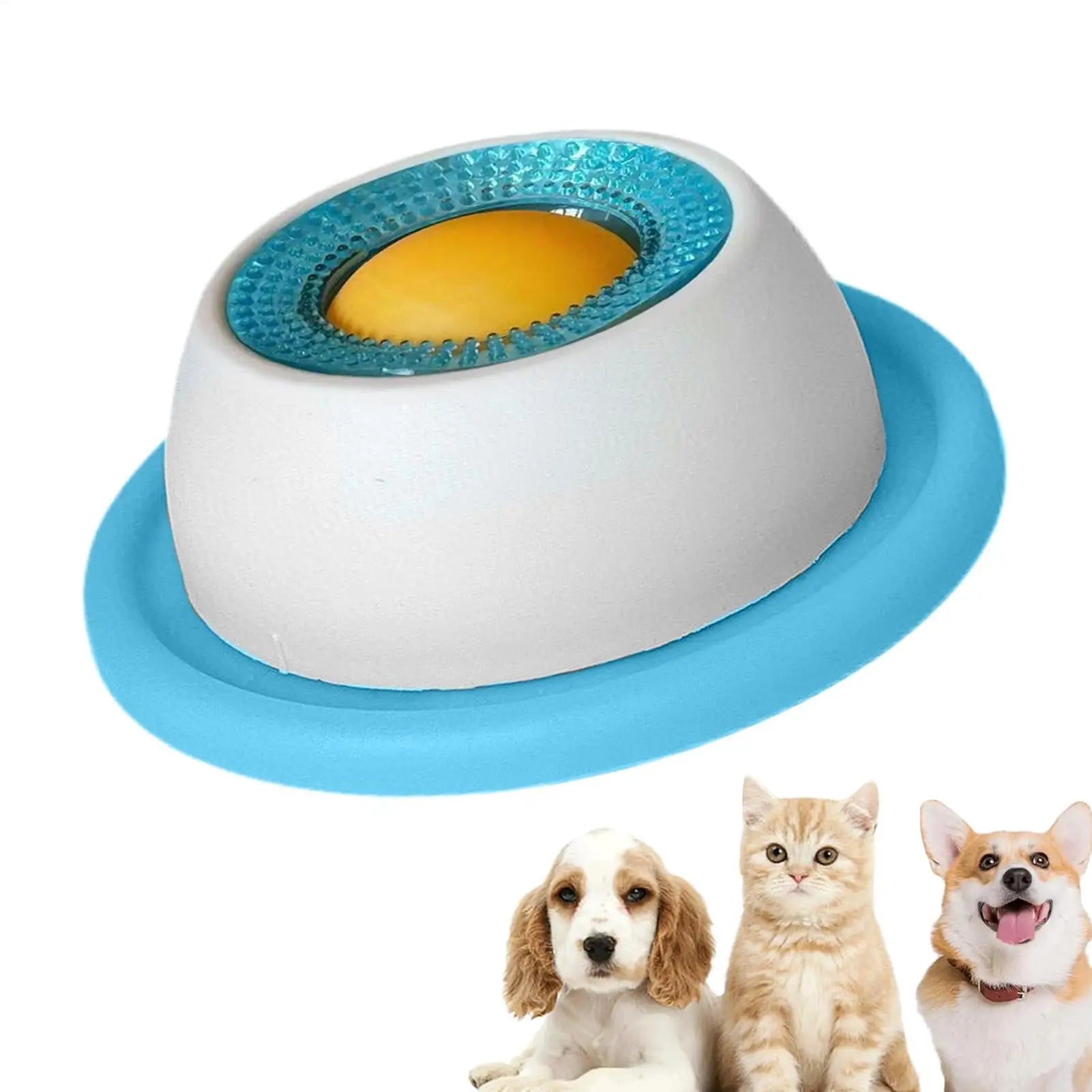 Slow Feeder & Lick Mat: Dog/Cat Enrichment Toys for Mental Stimulation, Puppy Training Puzzle Feeder, Pet Food Dispenser