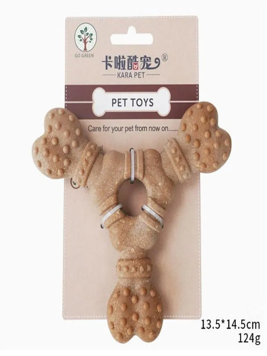 Dog toys, bone molar sticks, bite-resistant, clean teeth, self-hey, relieve boredom, small and medium-sized dog pet toys