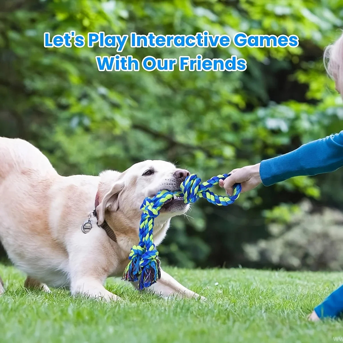 Dog Toys for Medium and Large Dogs, Teeth Cleaning Dog Rope Toys for Large and Medium Bully Chewing