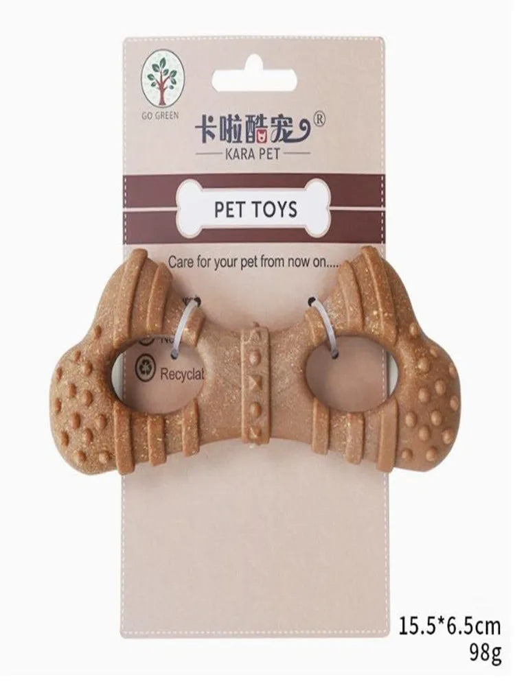 Dog toys, bone molar sticks, bite-resistant, clean teeth, self-hey, relieve boredom, small and medium-sized dog pet toys