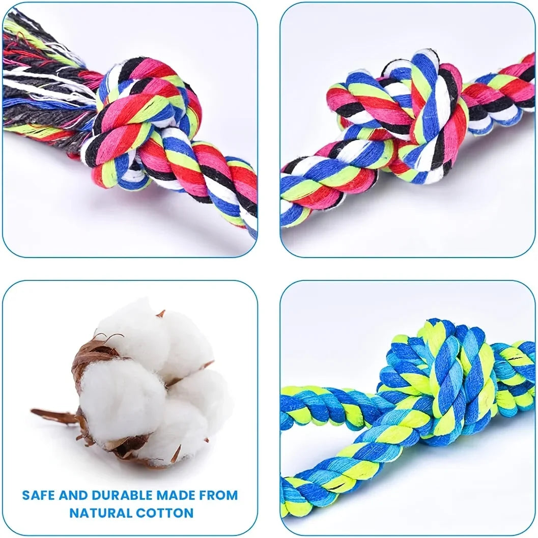 Dog Toys for Medium and Large Dogs, Teeth Cleaning Dog Rope Toys for Large and Medium Bully Chewing
